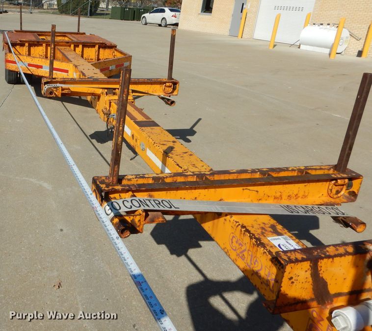 image for item DH6831 2004 CZ Engineering CZ12KP pole trailer