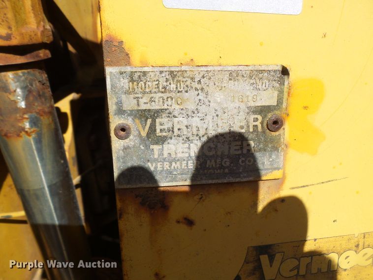 image for item DI0746 Vermeer T600C trencher