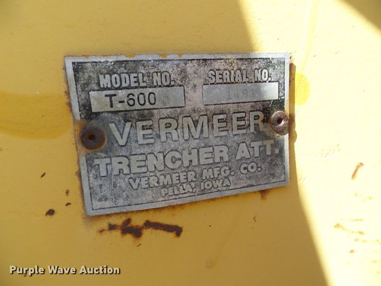 image for item DI0746 Vermeer T600C trencher