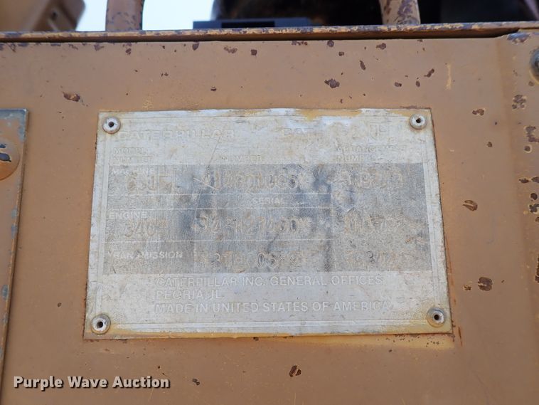 image for item DI1782 1989 Caterpillar 631E Series II conventional scraper