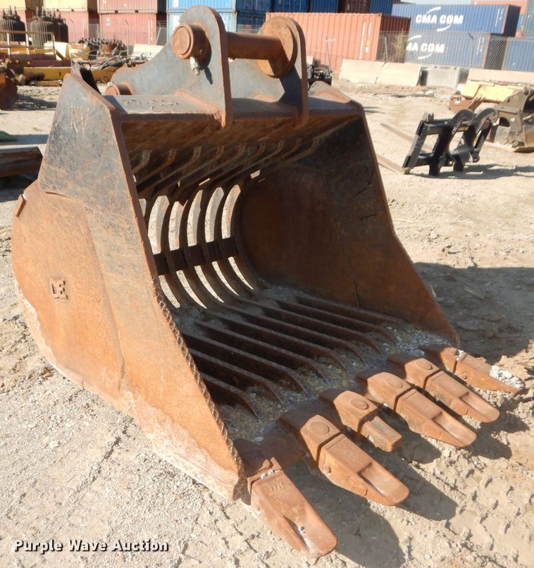 image for item DI9090 59"W skeletonized excavator bucket