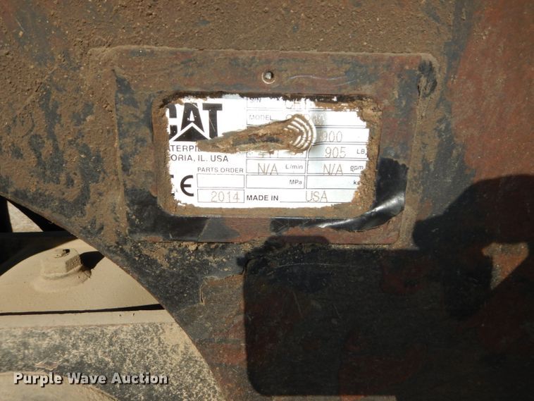 image for item DI9093 2014 Caterpillar plate compactor