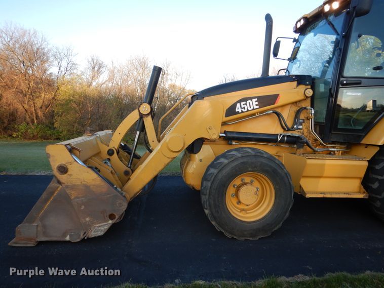 image for item EC9046 2008 Caterpillar 450E backhoe