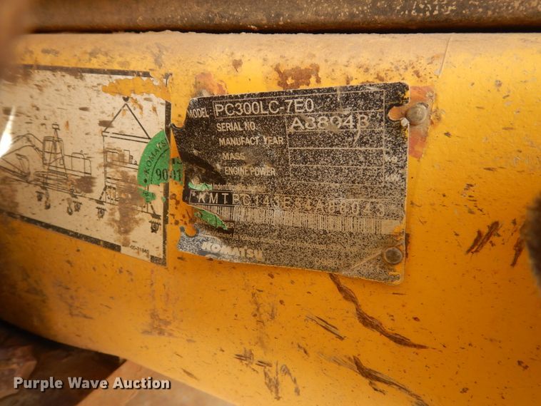 image for item EC9153 2006 Komatsu PC300LC-7E excavator