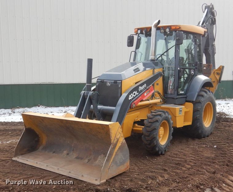 image for item EC9173 2015 John Deere 410L backhoe