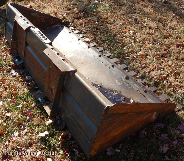 image for item EY9372 83"W skid steer bucket