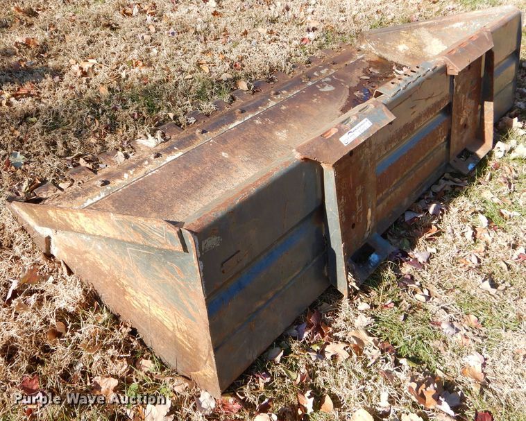 image for item EY9372 83"W skid steer bucket