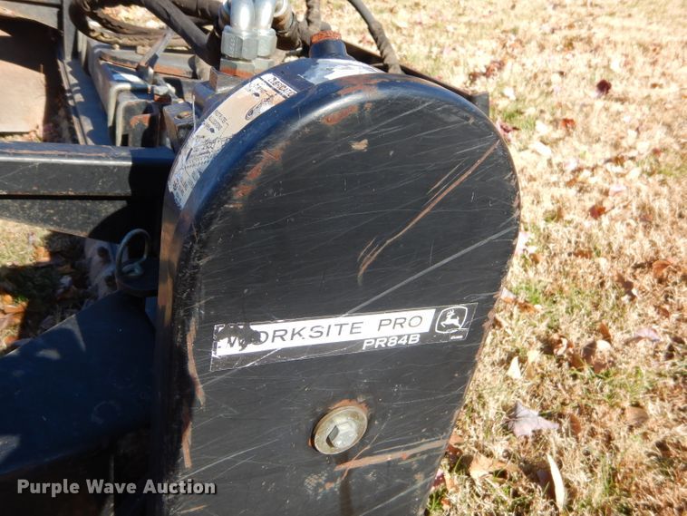 image for item EY9373 John Deere Worksite Pro PR84B power rake