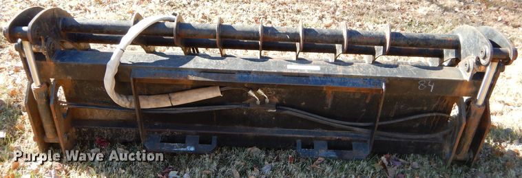 image for item EY9376 7'W skid steer grapple bucket