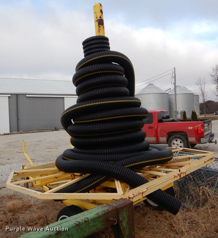 image for item FI9747 2003 Agri Drain Maxi Stringer reel trailer