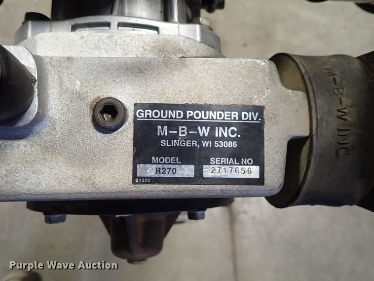 image for item FK9511 MBW R270 plate compactor