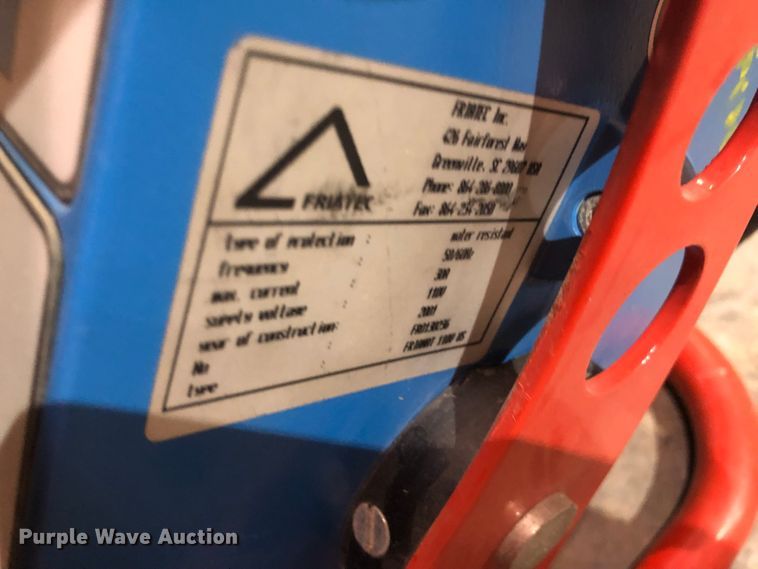 image for item FR9497 Friatec fusion machine processor