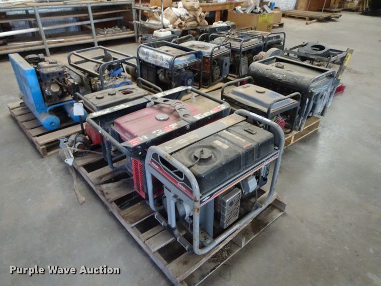image for item GC9101 (6) pallets of generators and compressors