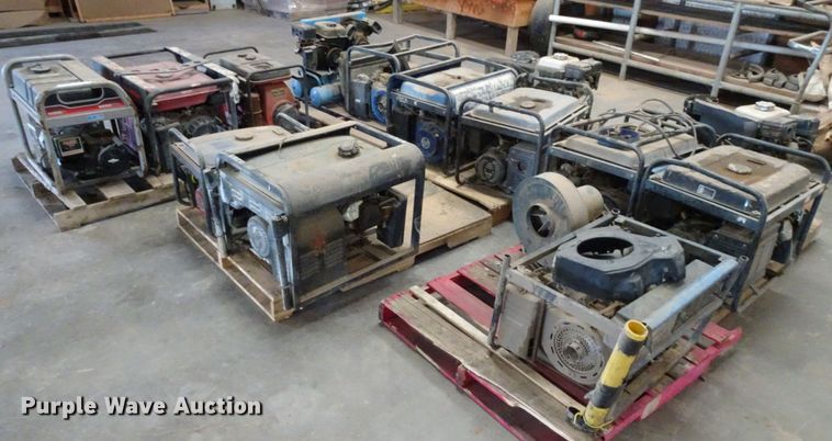 image for item GC9101 (6) pallets of generators and compressors