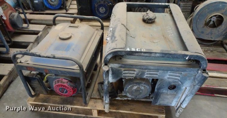 image for item GC9101 (6) pallets of generators and compressors