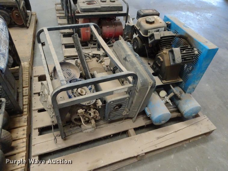 image for item GC9101 (6) pallets of generators and compressors