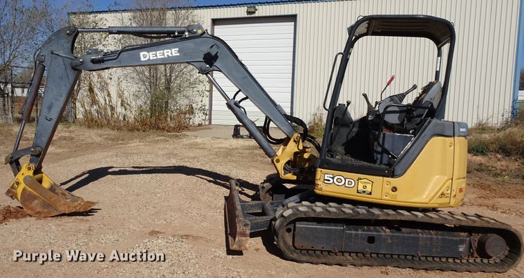 image for item GC9114 2010 John Deere 50D mini excavator