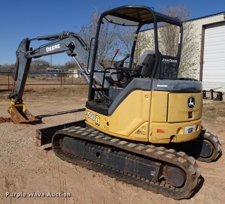 image for item GC9114 2010 John Deere 50D mini excavator