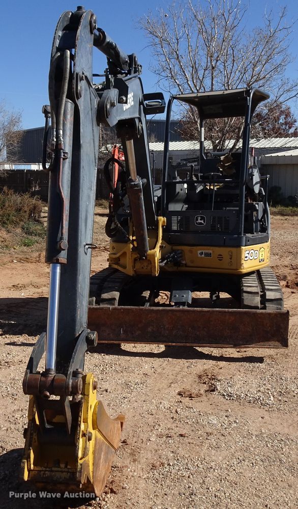 image for item GC9114 2010 John Deere 50D mini excavator