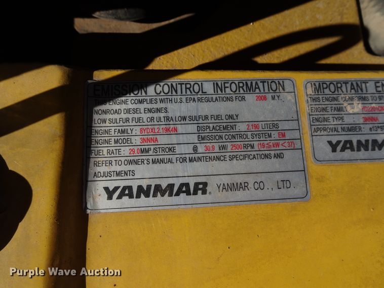 image for item GC9114 2010 John Deere 50D mini excavator