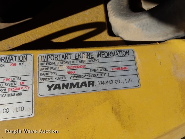 image for item GC9114 2010 John Deere 50D mini excavator