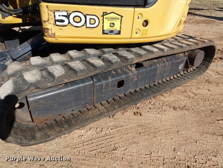 image for item GC9114 2010 John Deere 50D mini excavator