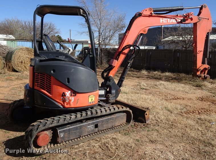 image for item GC9116 2010 Hitachi ZX35U-3 mini excavator