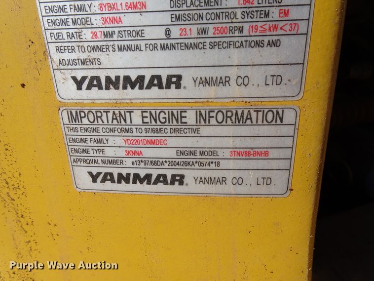 image for item GC9117 2008 John Deere 35D mini excavator