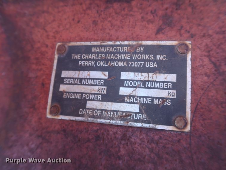 image for item GD9873 1996 Ditch Witch 5110DD trencher