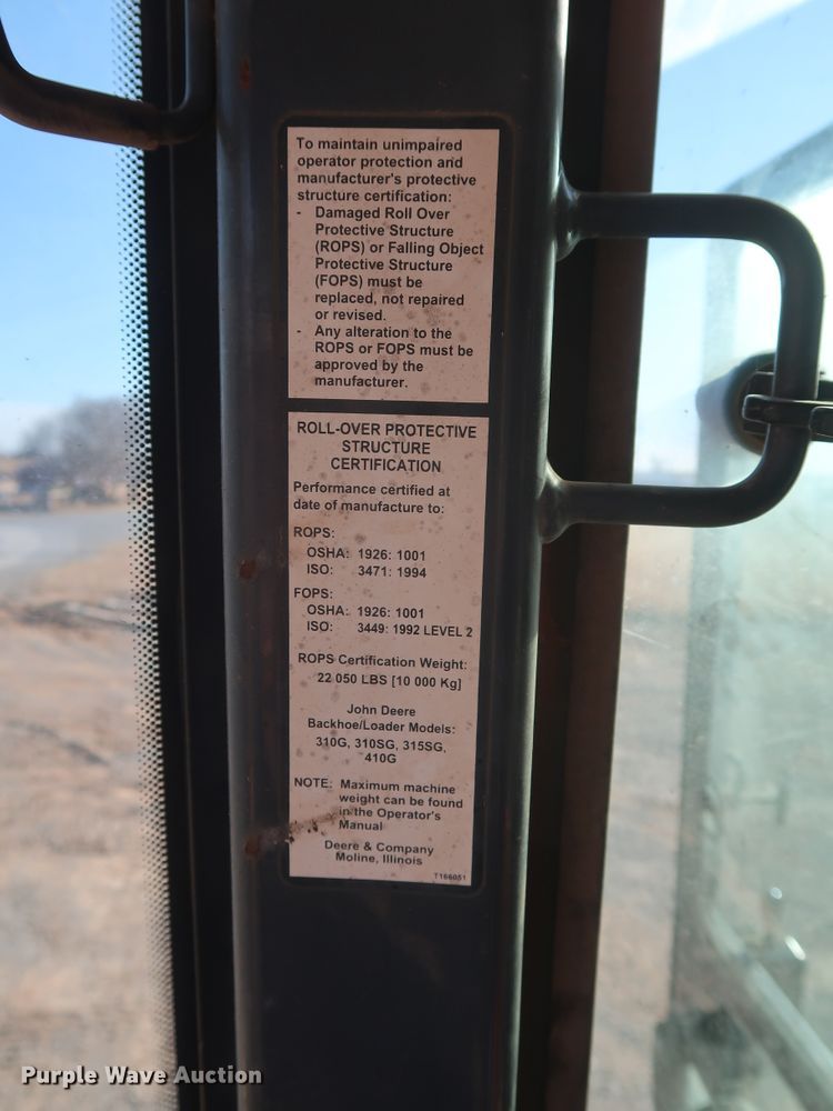 image for item GD9874 2005 John Deere 310SG backhoe