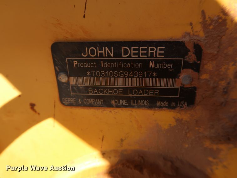 image for item GD9874 2005 John Deere 310SG backhoe
