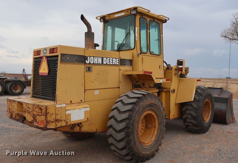 image for item GD9906 1995 John Deere 624G wheel loader