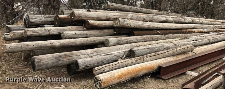 image for item GF9516 Approximately 50 wood poles