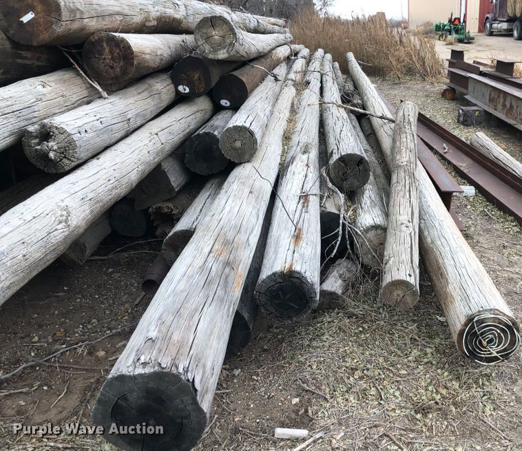 image for item GF9516 Approximately 50 wood poles