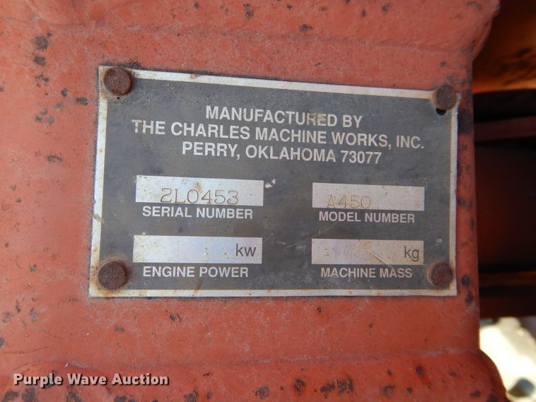 image for item GF9783 1994 Ditch Witch 5110DD cable plow