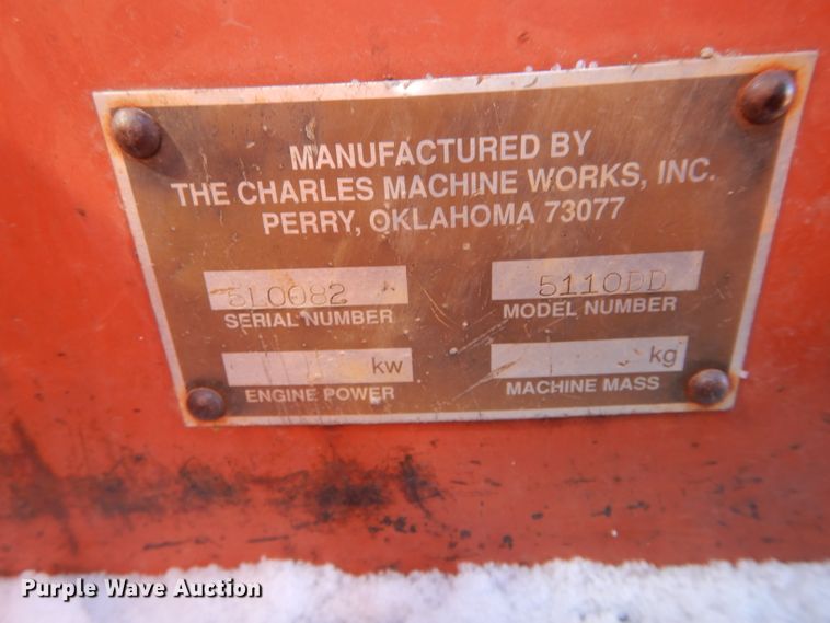 image for item GF9783 1994 Ditch Witch 5110DD cable plow