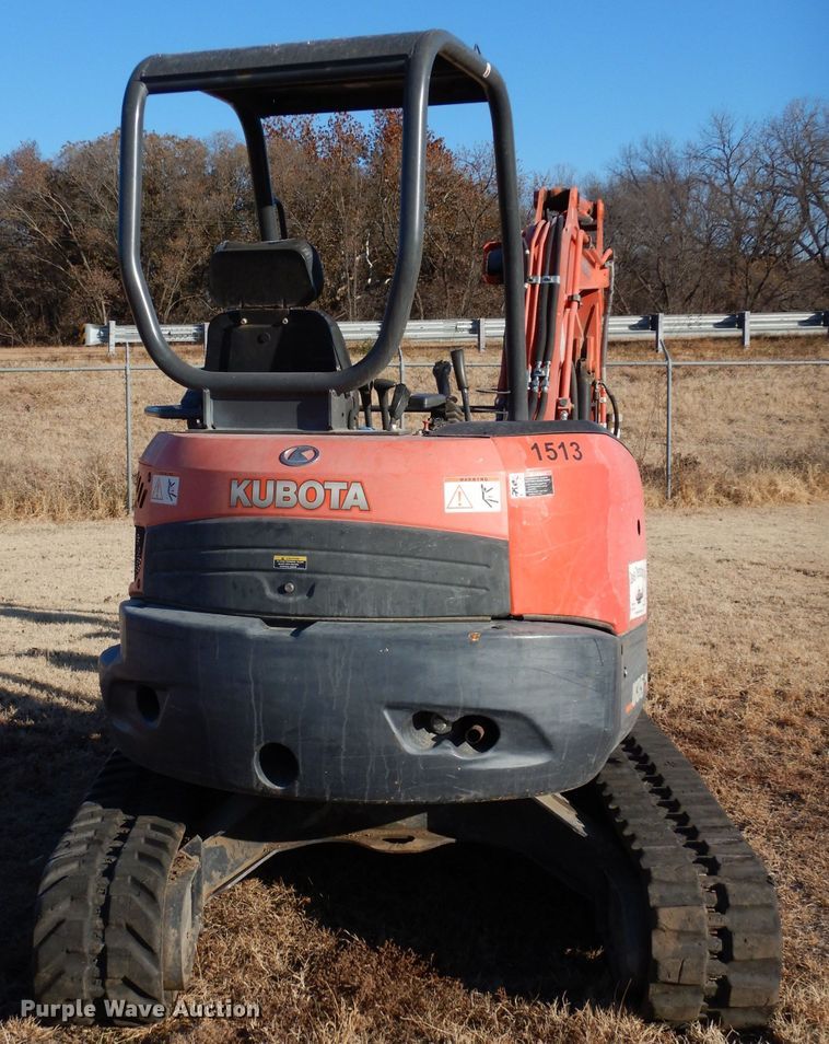 image for item GF9784 2012 Kubota U35 Super Series 2 mini excavator