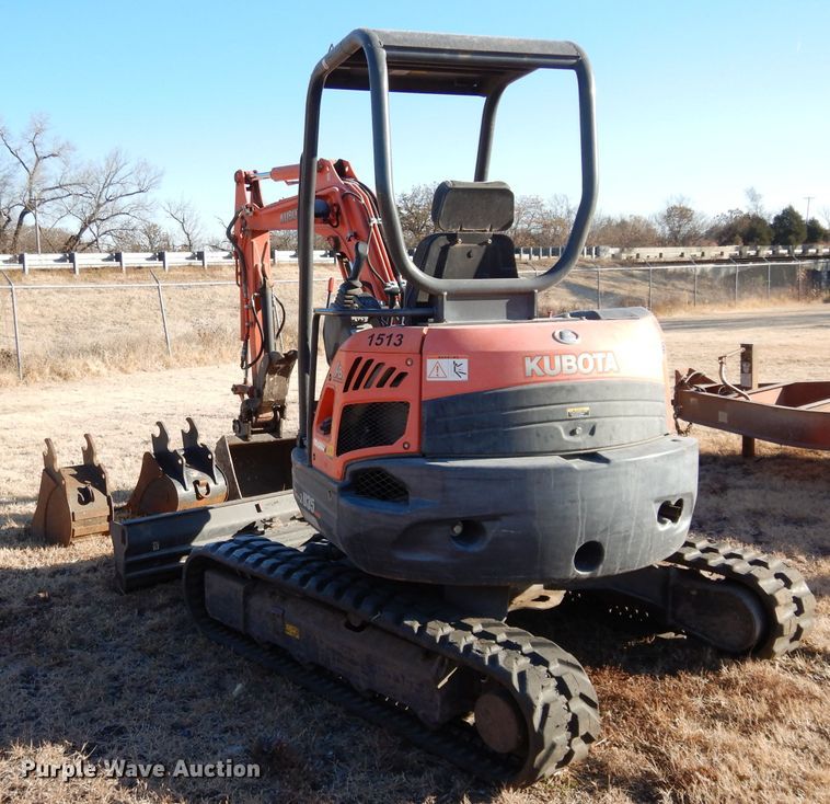 image for item GF9784 2012 Kubota U35 Super Series 2 mini excavator