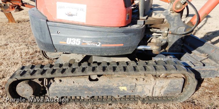 image for item GF9784 2012 Kubota U35 Super Series 2 mini excavator