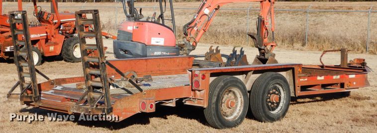 image for item GF9785 2002 Belshe equipment trailer