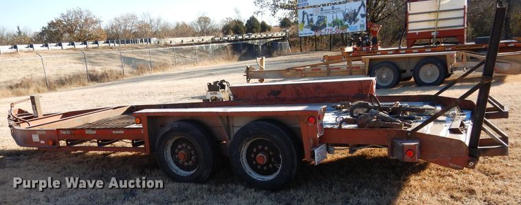 image for item GF9785 2002 Belshe equipment trailer