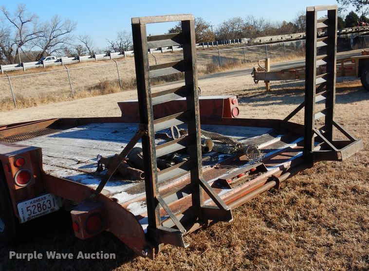 image for item GF9785 2002 Belshe equipment trailer