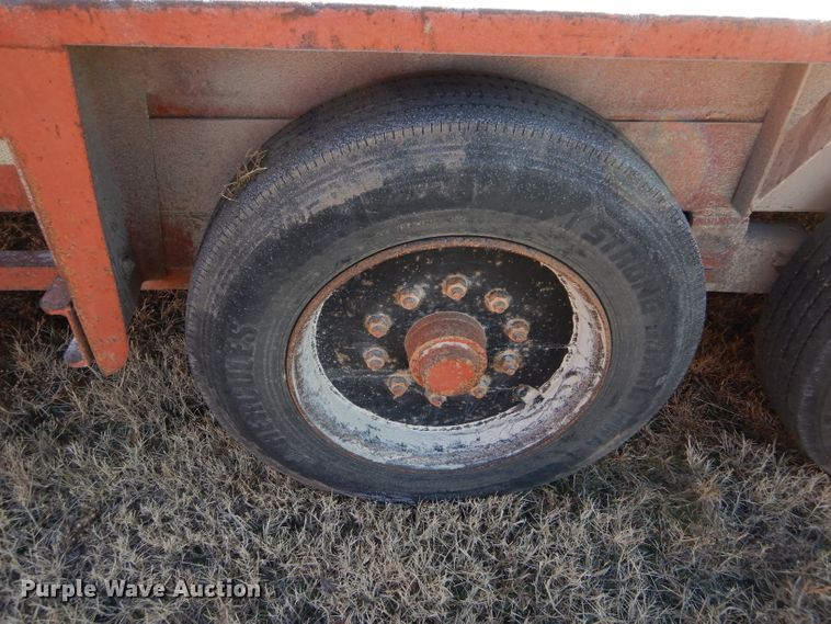 image for item GF9785 2002 Belshe equipment trailer