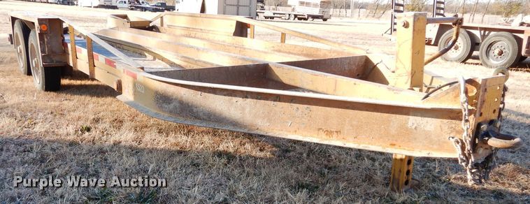 image for item GF9787 2009 Belshe equipment trailer