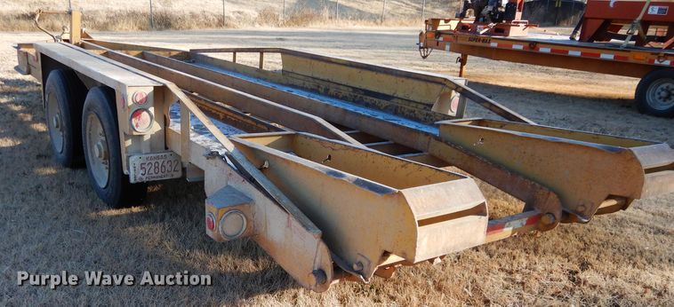 image for item GF9787 2009 Belshe equipment trailer