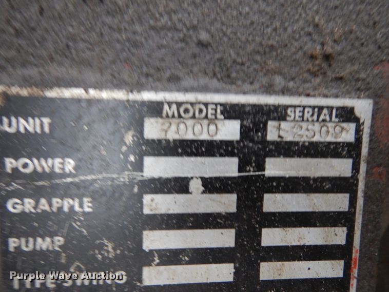 image for item GI9468 1980 Dorsey grapple trailer