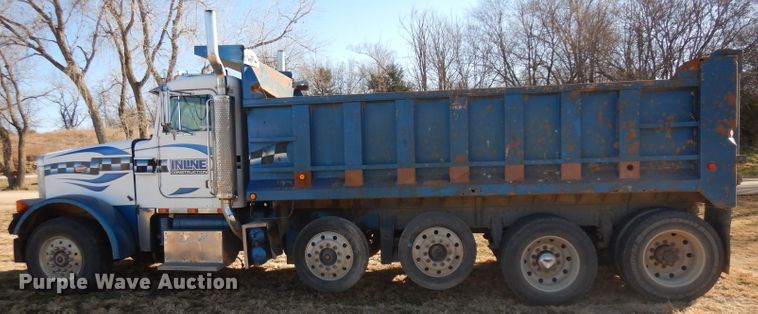 image for item GJ9086 1992 Peterbilt 378 dump truck