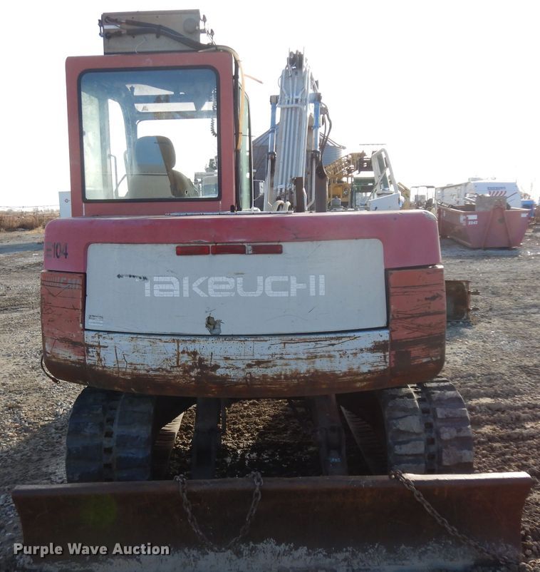 image for item GJ9157 1997 Takeuchi TB070 mini excavator