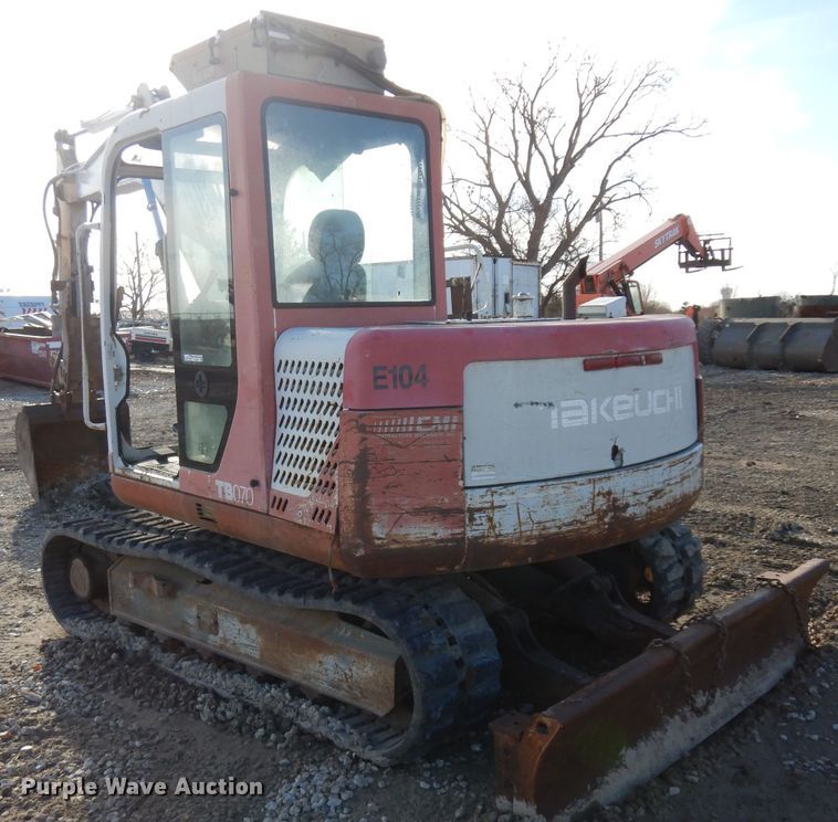 image for item GJ9157 1997 Takeuchi TB070 mini excavator