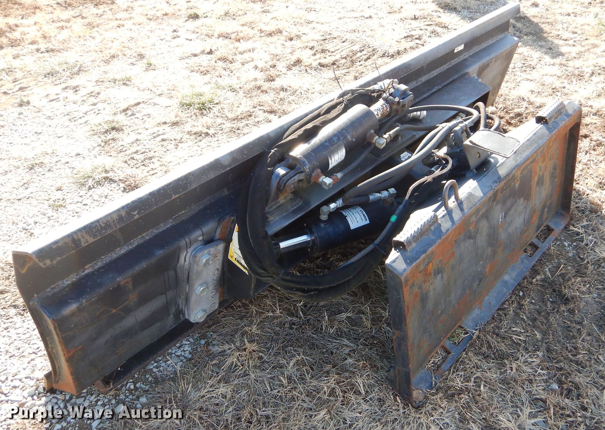 Grouser sixway skid steer dozer blade in Welch, OK Item FA9892 sold